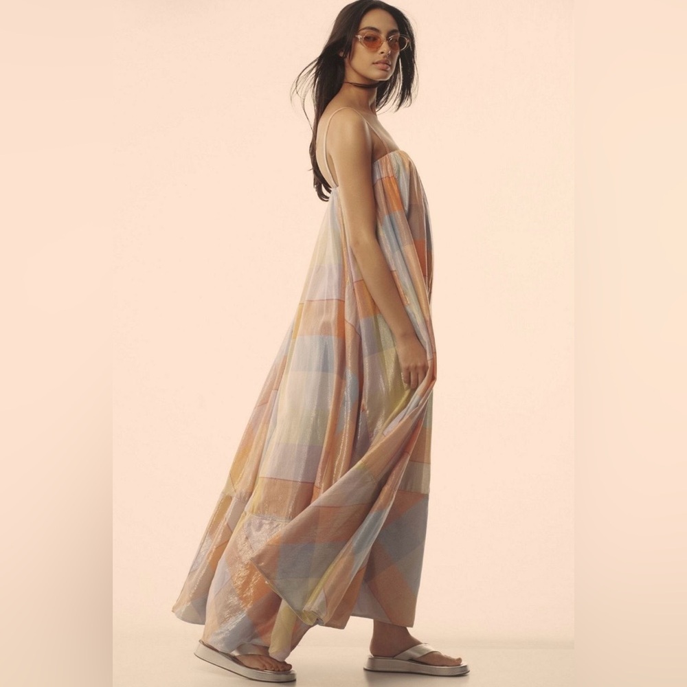 Anthropologie Multicolor Striped Maxi Dress - Picture 3 of 3